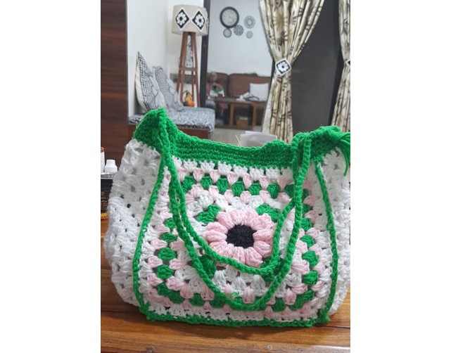 Hand Crocheted Bags (Model - 3)