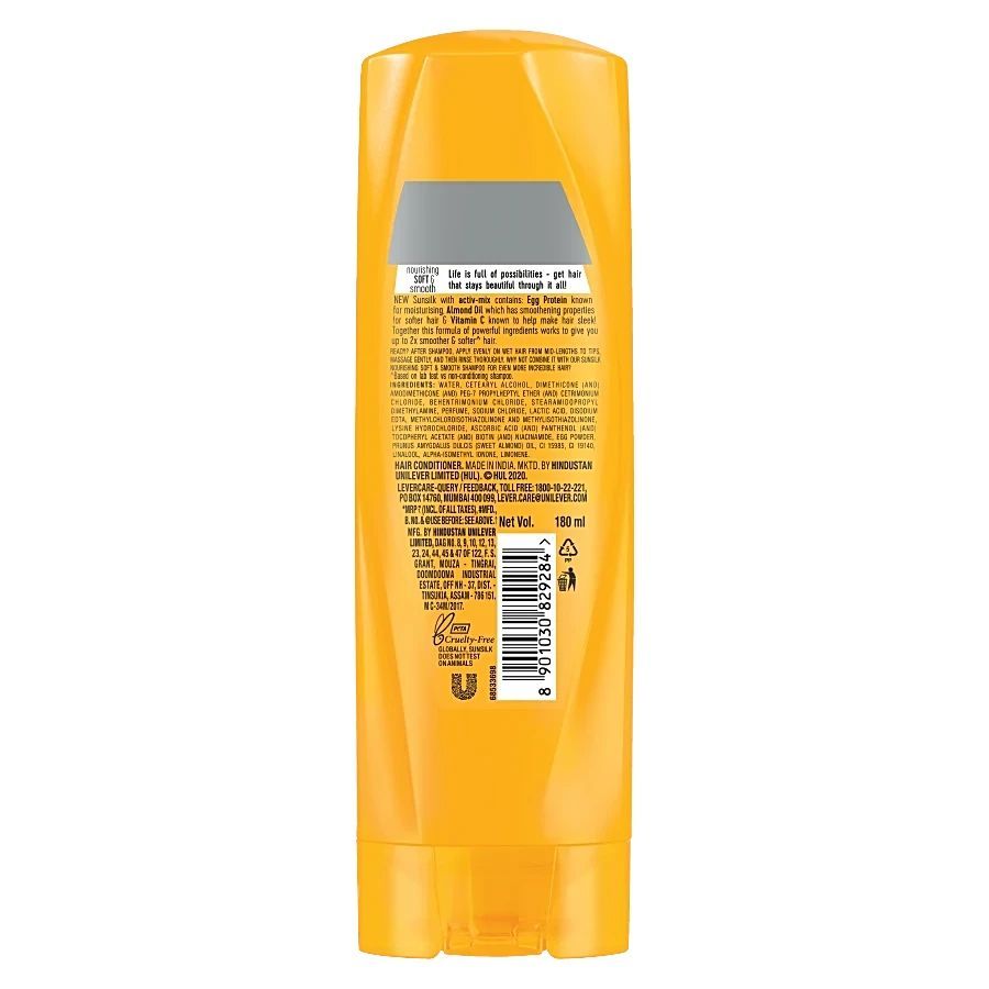 Sunsilk Conditioner - Nourishing Soft & Smooth, 180 Ml view 2