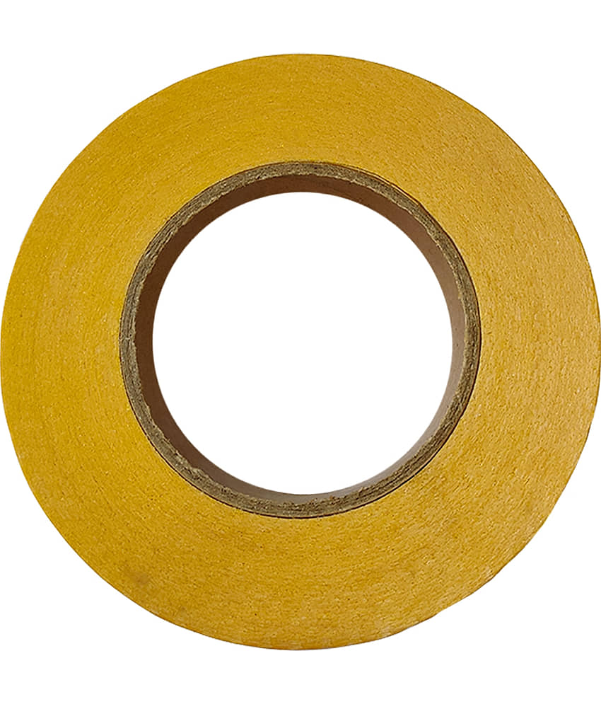 Yellow Reflective Radium Waterproof Warning Tape For road safety Yellow Single Sided Others ( Pack of 1 ) view 2