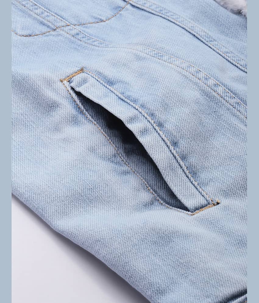 ARBIA FUNKI Denim Men's Denim Jacket - Light Blue ( Pack of 1 ) view 2