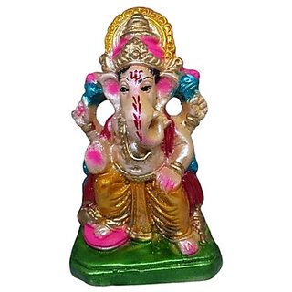PU-SPM Decorative Showpiece - 17 cm(Clay, Multicolor)