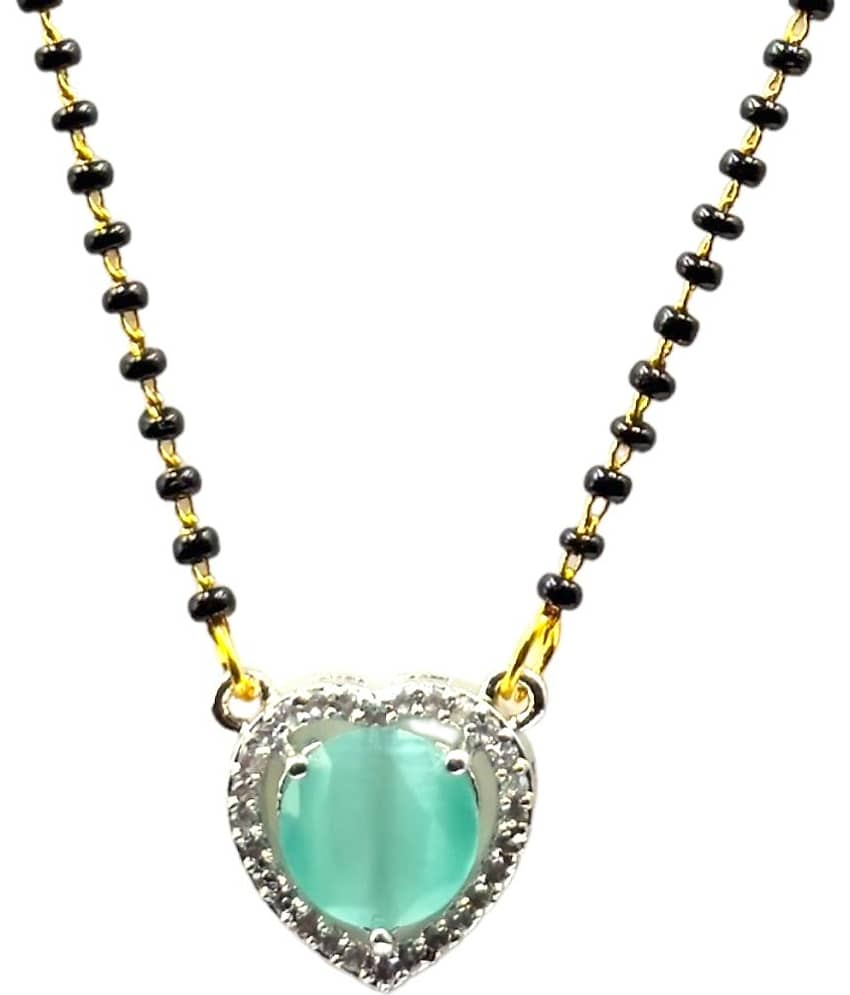 Charms Green Mangalsutra ( Pack of 1 ) view 2