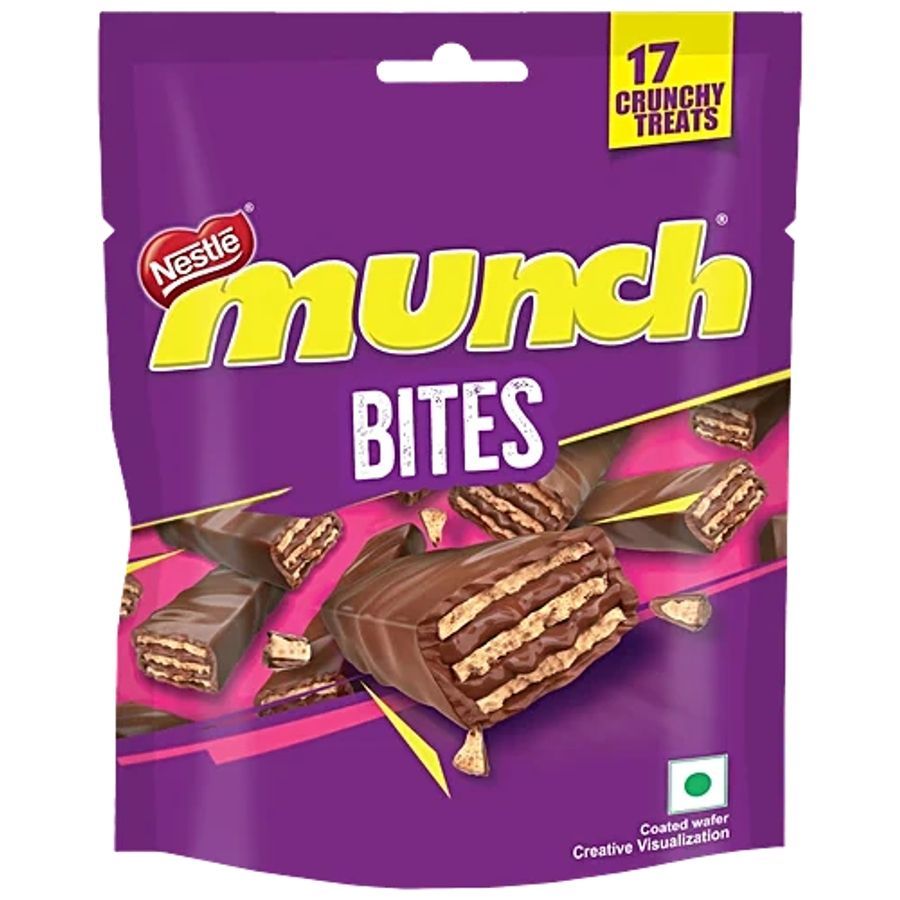 Nestle Munch Choco Coated Wafer Bar, 147.9 g (17x8.7 g) - 149.8 mL - One unit