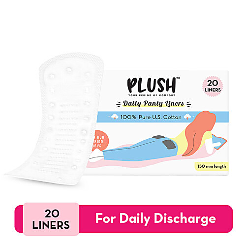 Plush Panty Liners 150Mm- Pack Of 20