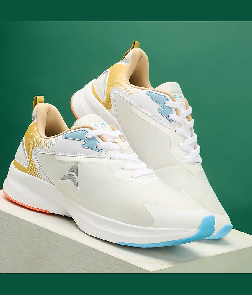 Avant Delux White Men's Sports Running Shoes view 2