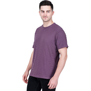 Life Dream Mens Purple Digital Print 100% Cotton Round Neck T-Shirt view 2