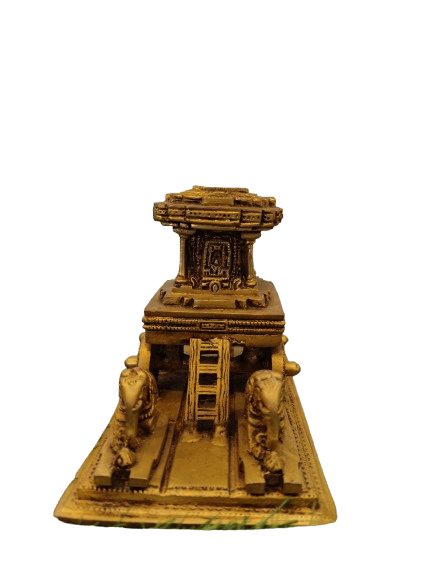 Golden Temple Rath Yatra Brass Statue view 2