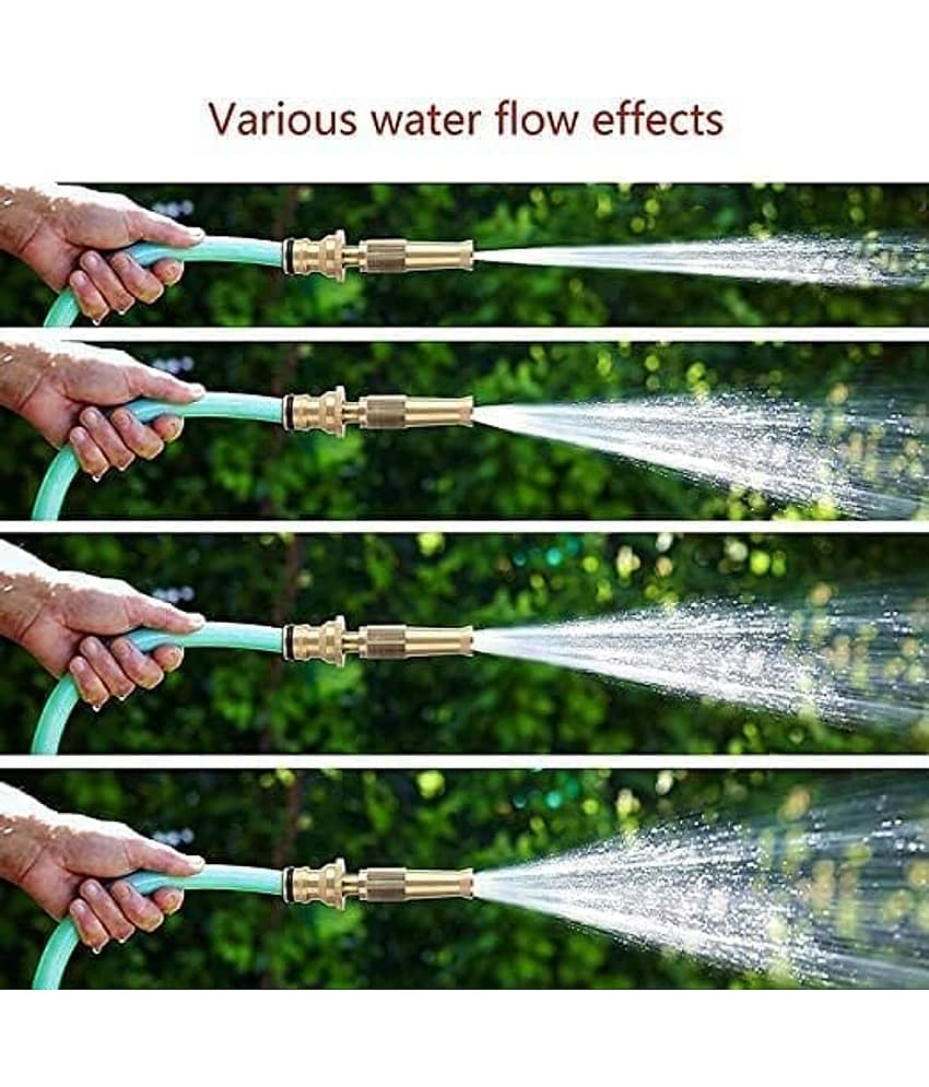 Multi Deal Pressure Water Spray Gun Car Bike Washing Water Pressure Booster Brass Nozzle Suitable for 1/2 Nozzles Hose Pipe Clean Shave Car 1pc view 2