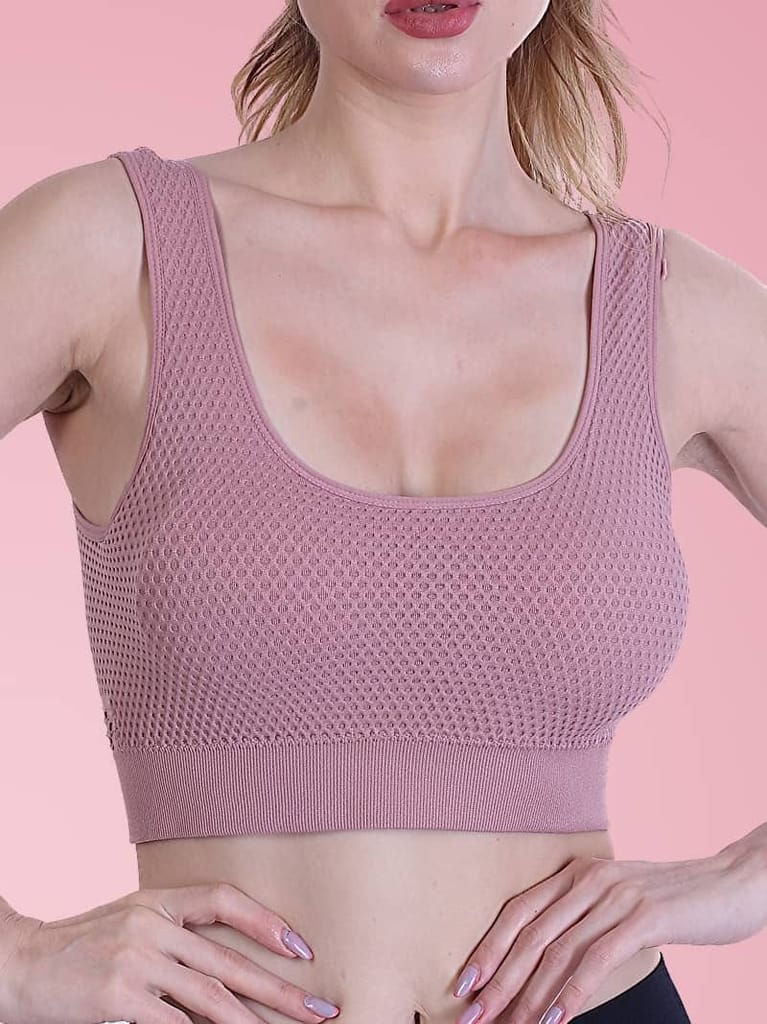 Mesh Marvel Full Coverage Padded Bra view 2