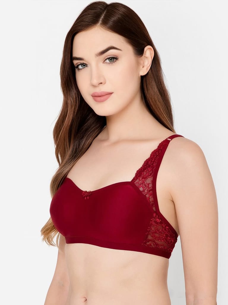 Women's Cotton Non-Wired Non-Padded Spacer Cup T-Shirt Bra Pack Of 3 view 2