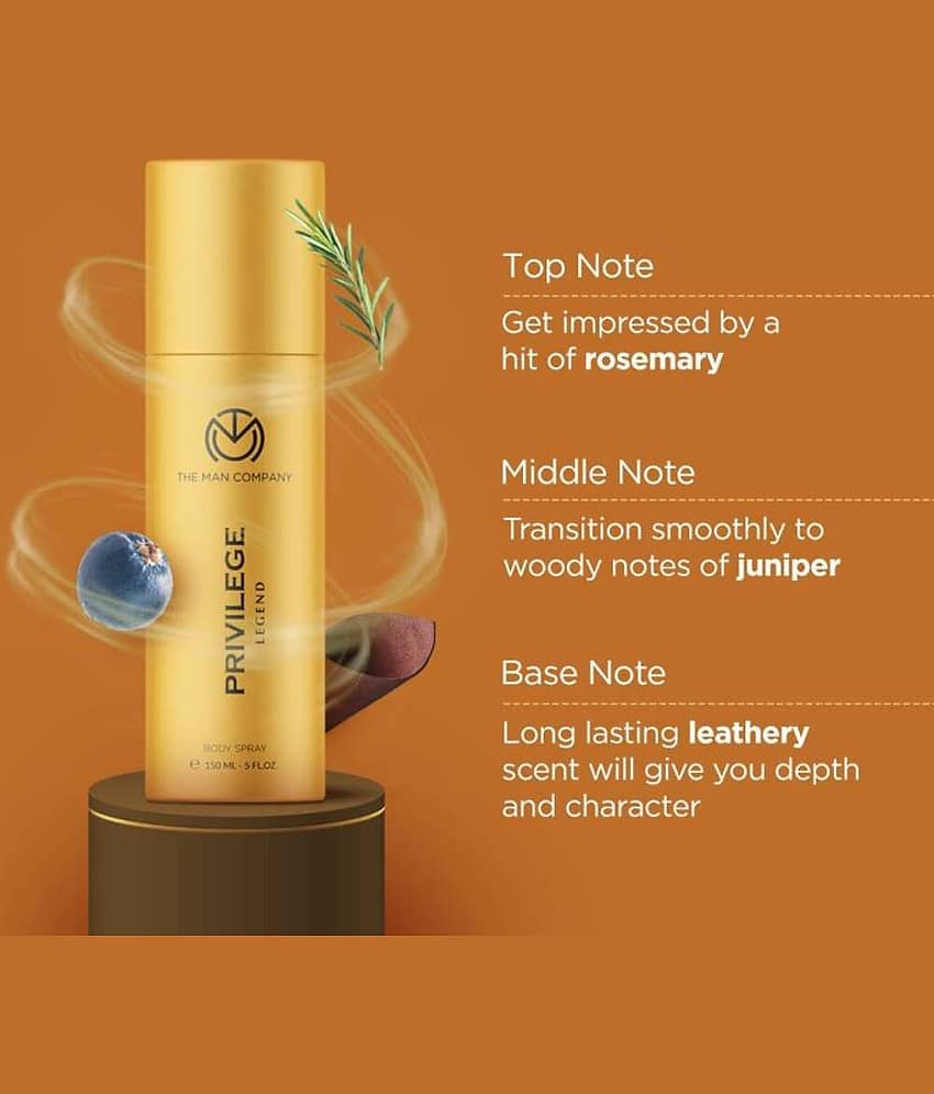 The Man Company Privilege Legend Body Spray- 150 ml view 2