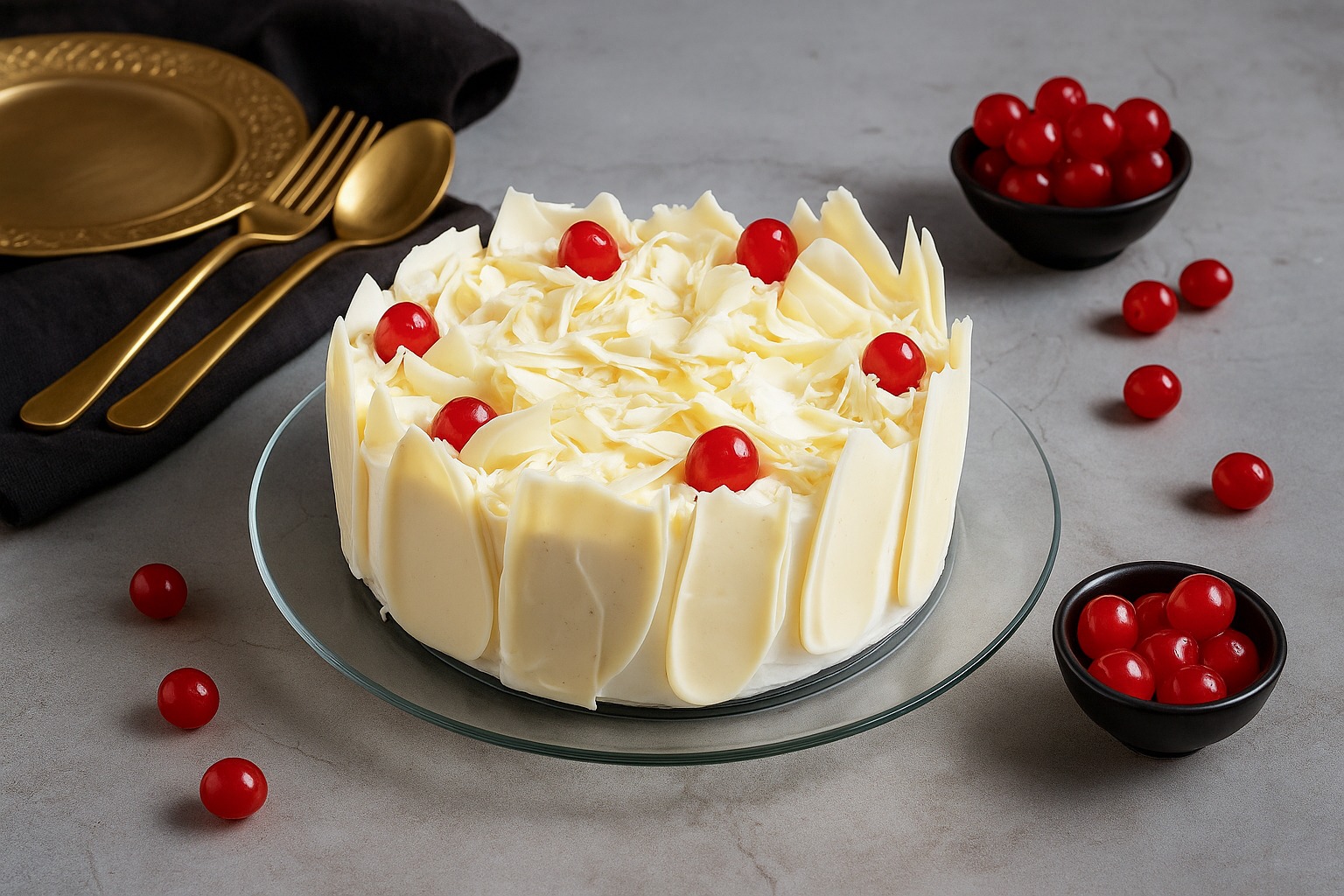 White forest cake - 500g