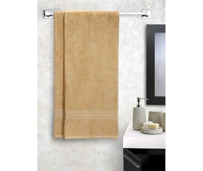 2-Pack 100% Cotton Bath Towels - Soft and Absorbent, Quick Dry, Fade Resistant, Machine Washable, Perfect for Home, Hotel, Spa view 2