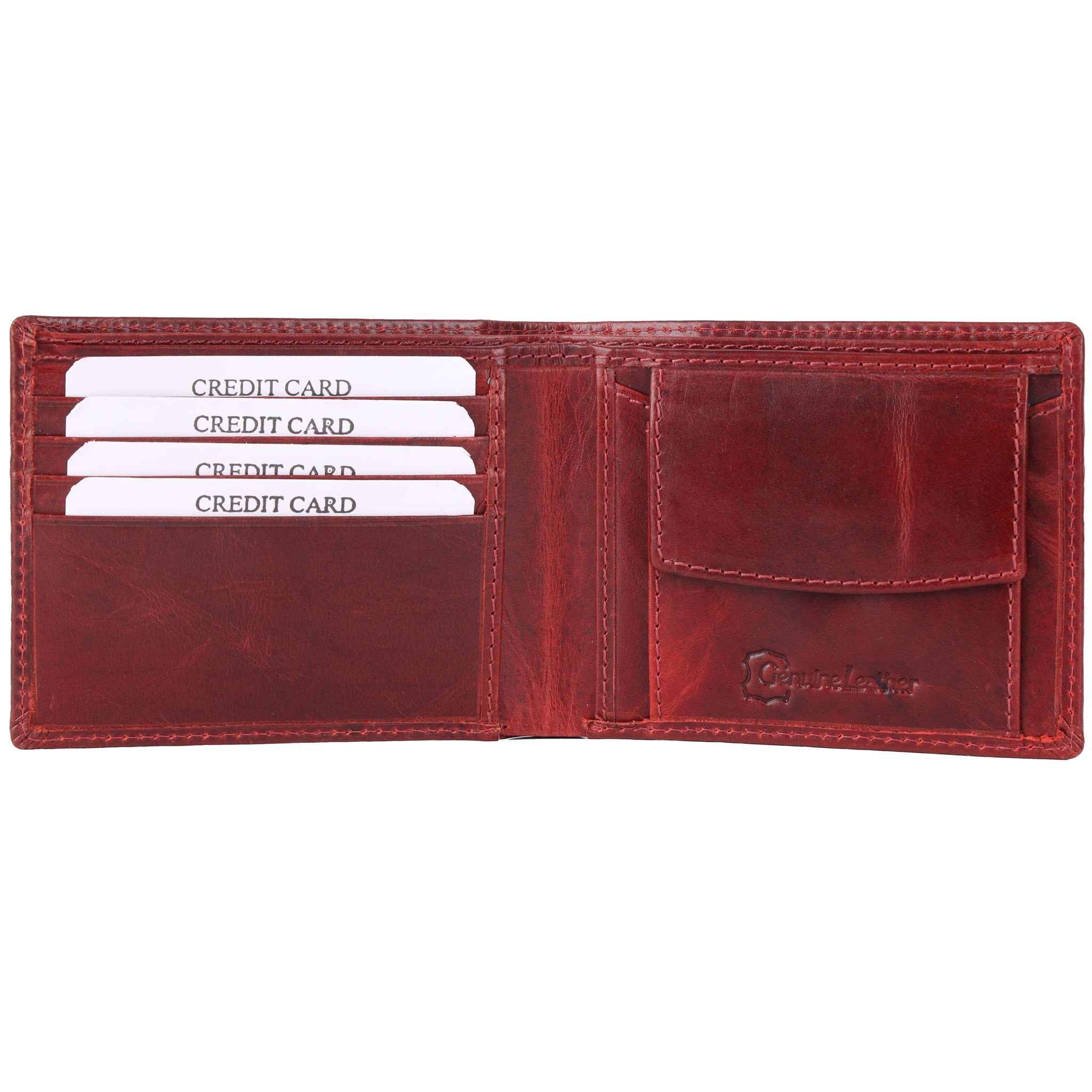 SKYN Genuine Leather Wallet for Men – Slim Minimalist Bifold RFID Blocking Wallet with Multiple Card Slots, Cash Compartment & Gift Box view 2