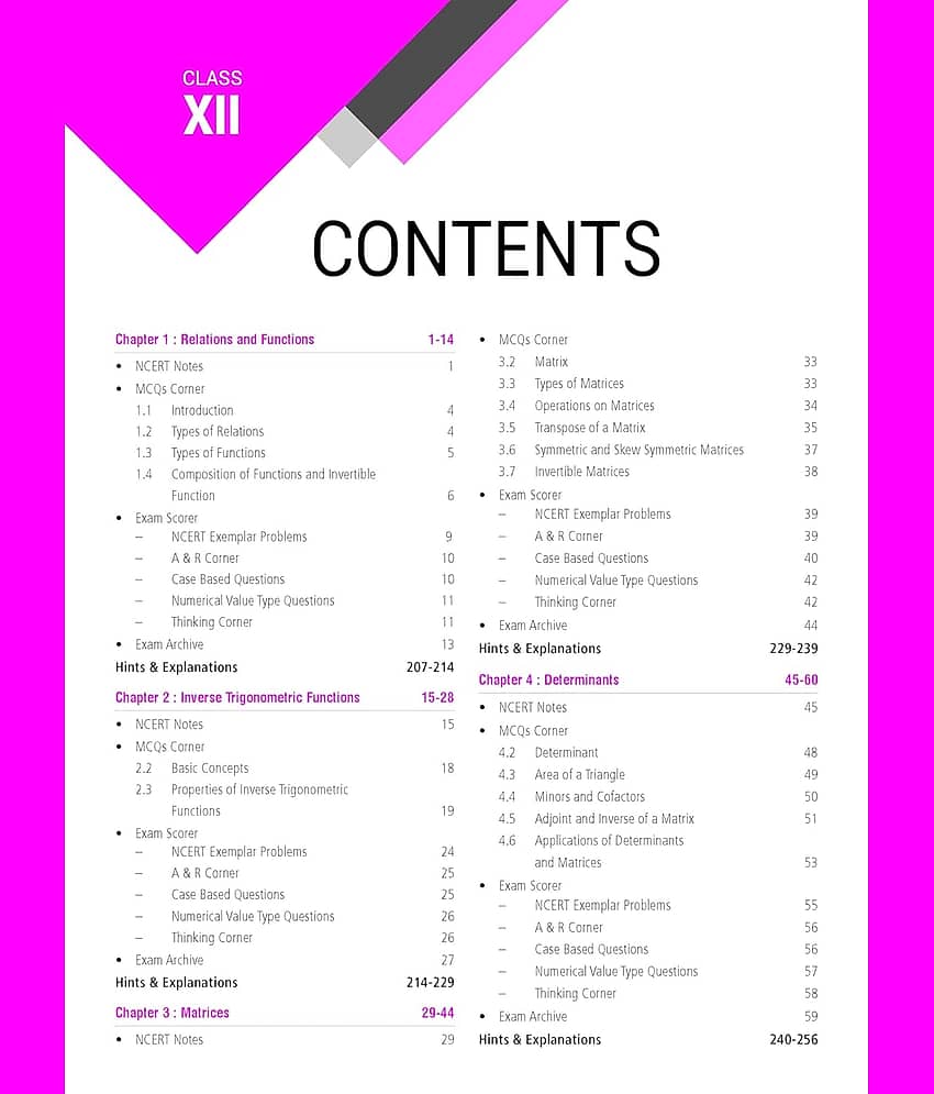 MTG Objective NCERT at your FINGERTIPS Mathematics - NCERT JEE Trend Indicator, Notes with HD Pages, Exam Archive & MCQs | JEE Books (Based on NCERT Latest Pattern For 2025 Exam) view 2