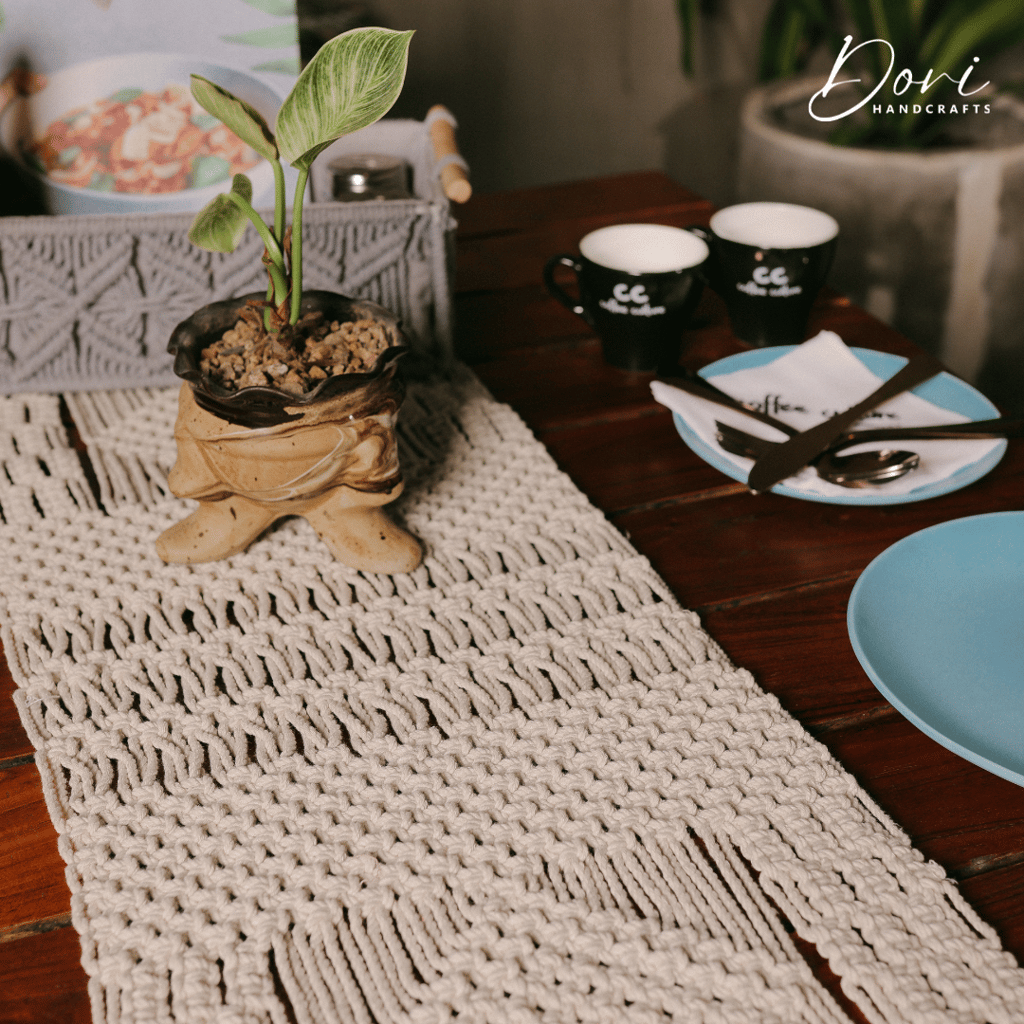 Macrame Table Runner view 2