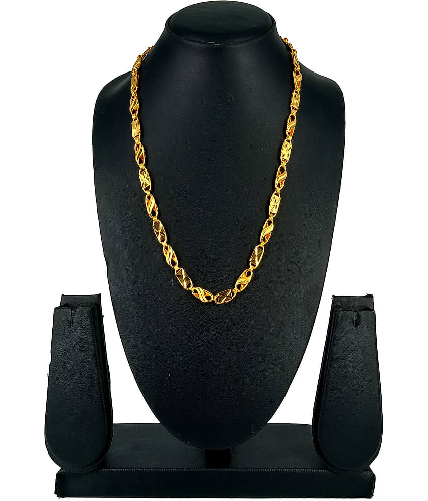shankhraj mall Gold Plated Chain ( Set of 1 )