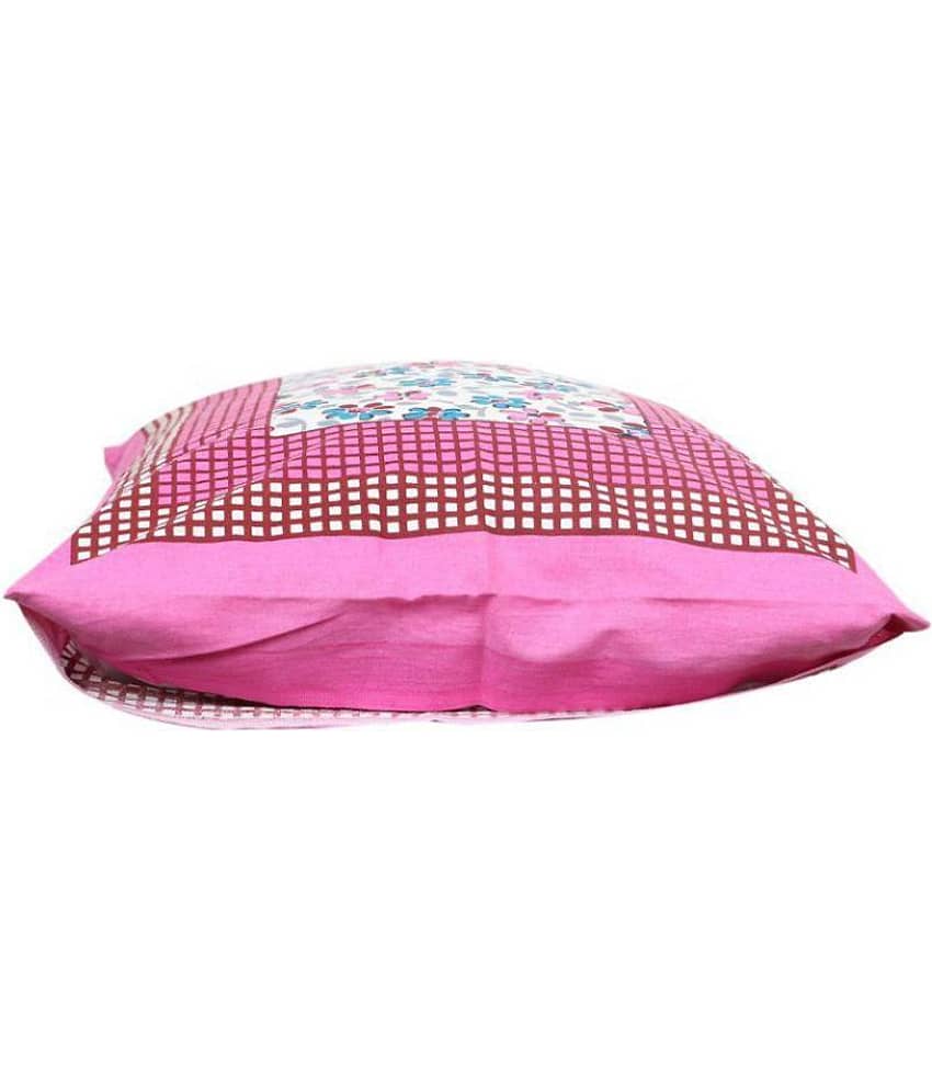 AJ Home Pack of 2 Cotton Pink Pillow Cover (17 X 27 Inch) view 2