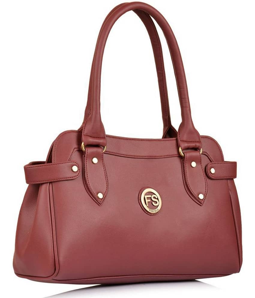 Fostelo - Brown PU Shoulder Bag view 2