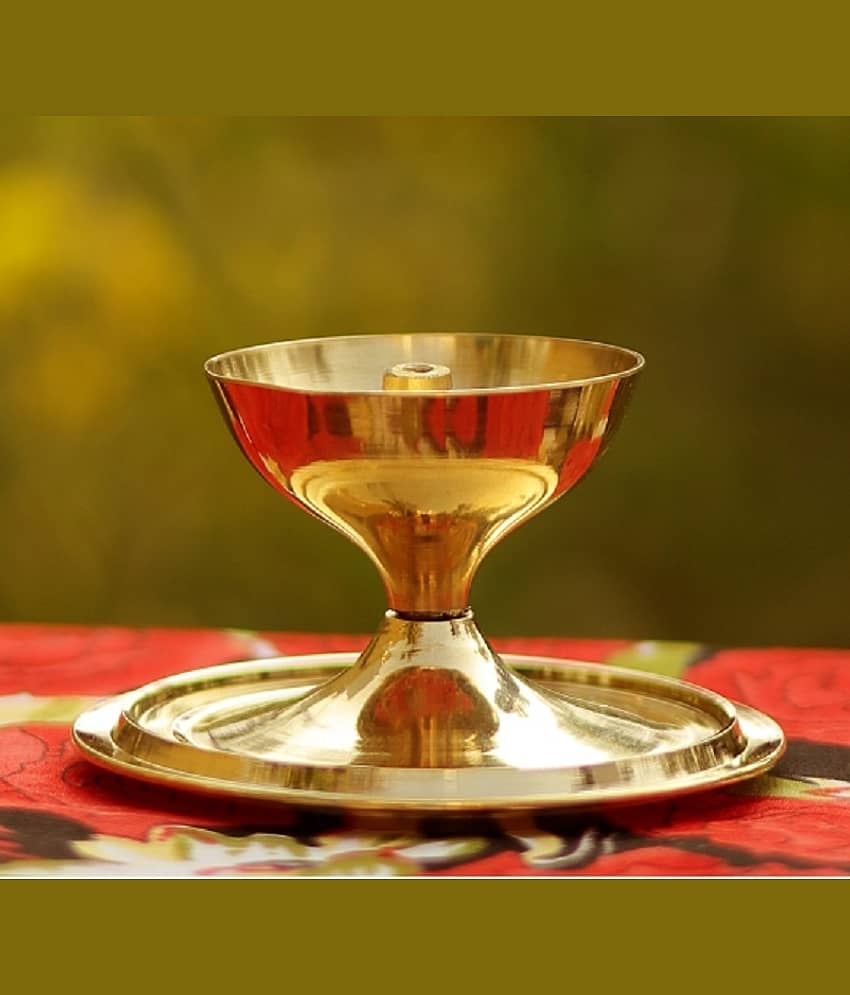 Heaven Decor Brass Akhand Diya - Pack of 1 view 2