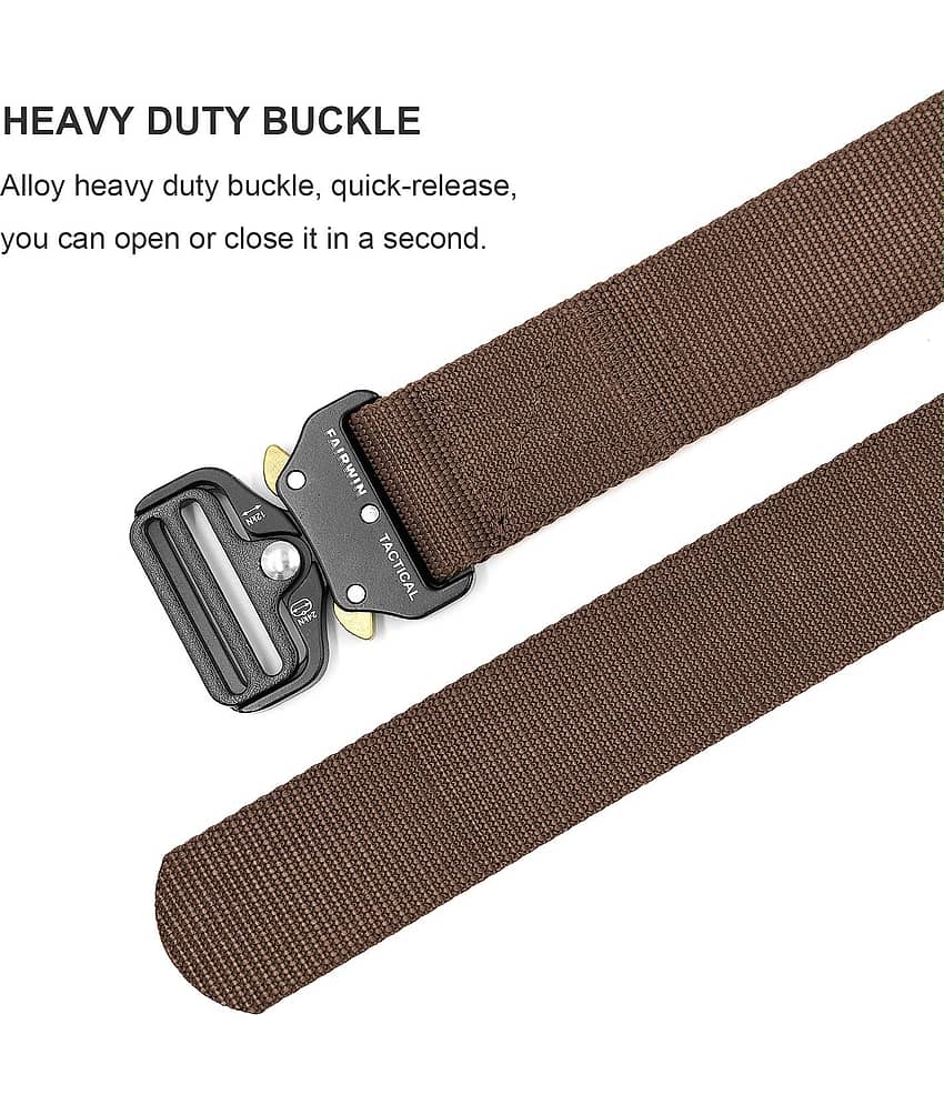 Zoro - Brown Nylon Men's Casual Belt ( Pack of 1 ) view 2