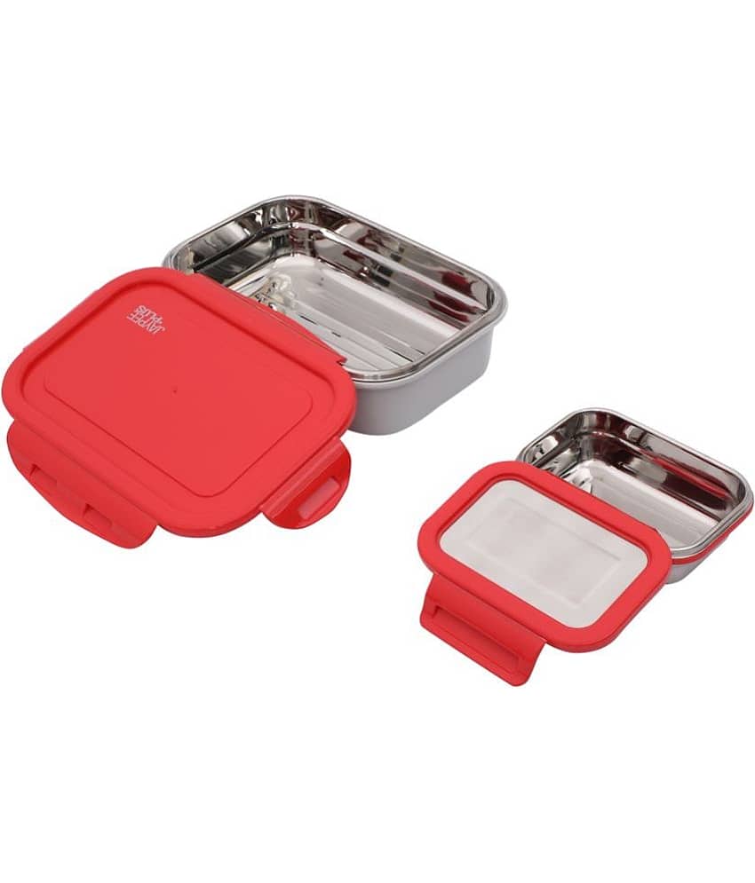 Jaypee - Red Stainless Steel Lunch Box ( Pack of 1 ) view 2