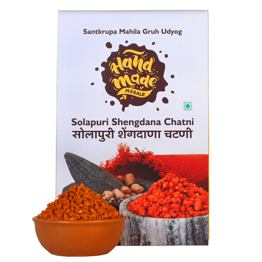 Spicy Solapuri Shengdana Chutney | Roasted Peanut Delight | Handmade Masale view 2