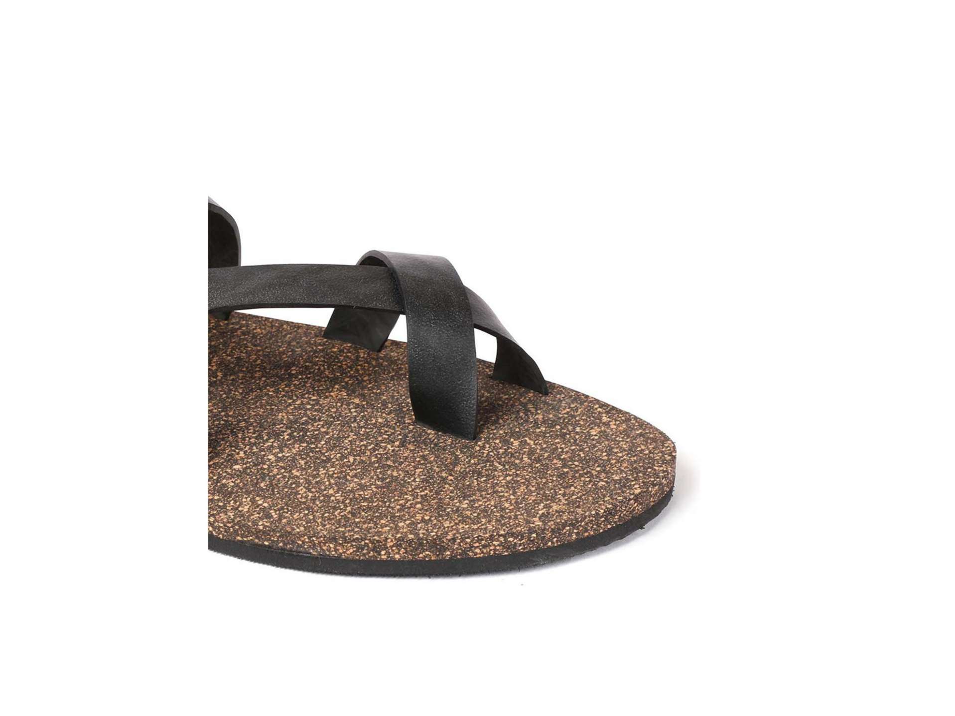 Paaduks Nat T-Strap Waterproof Cork Brown Sandals - UK 9 view 2