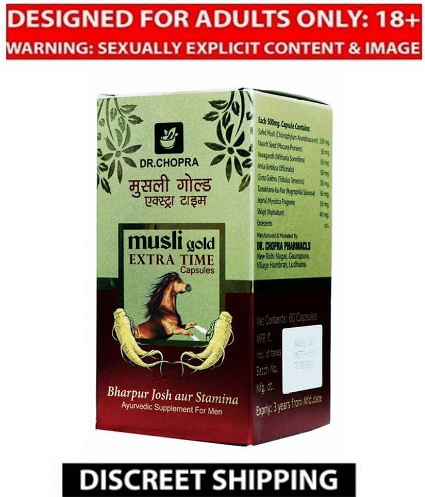 Dr Chopra Musli Gold Extra Time Capsules For Men 60 no.