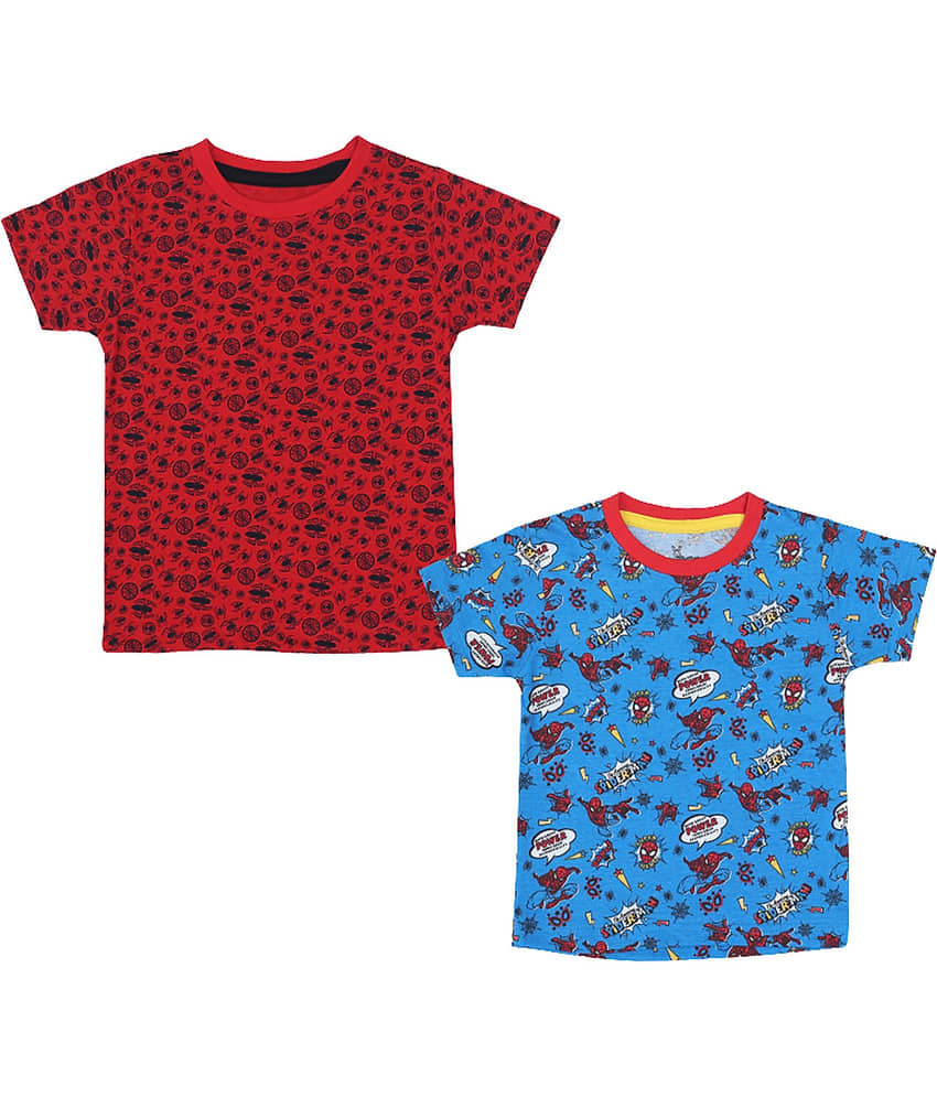 NammaBaby Pack of 1 Boys Cotton T-Shirt ( Orange ) view 2