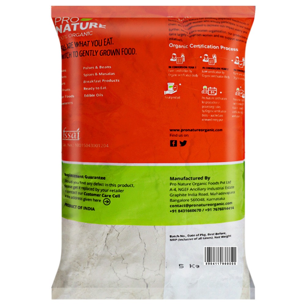 Pro Nature Organic Whole Wheat Atta 5 kg view 2