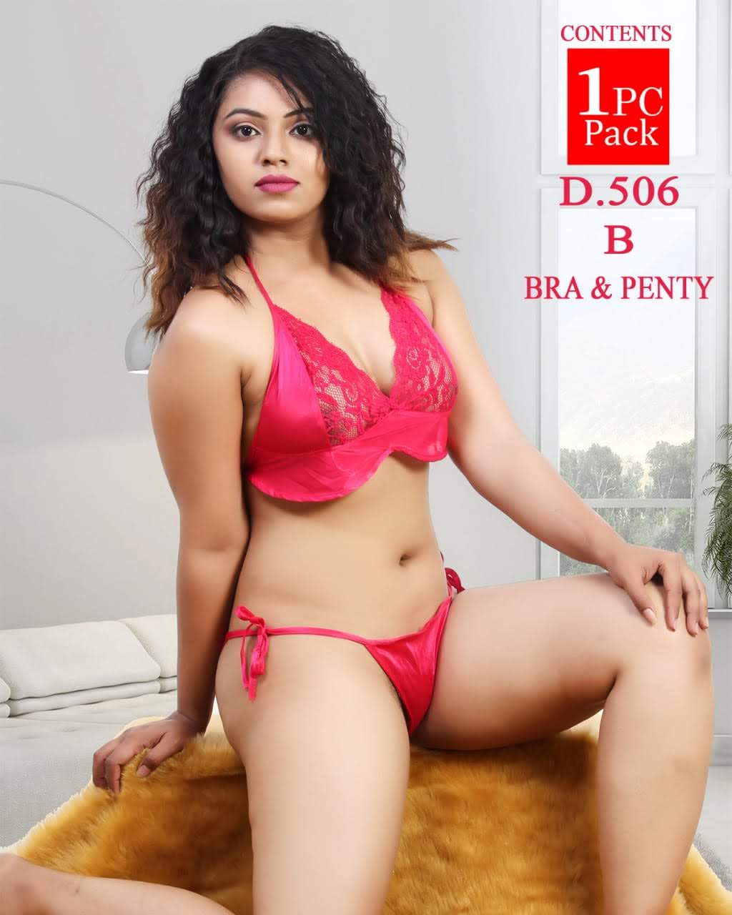 Satin Plain Printed Bedroom Nighty free