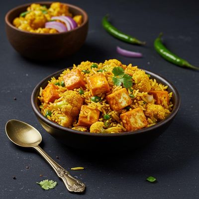 Paneer Gobi Rice