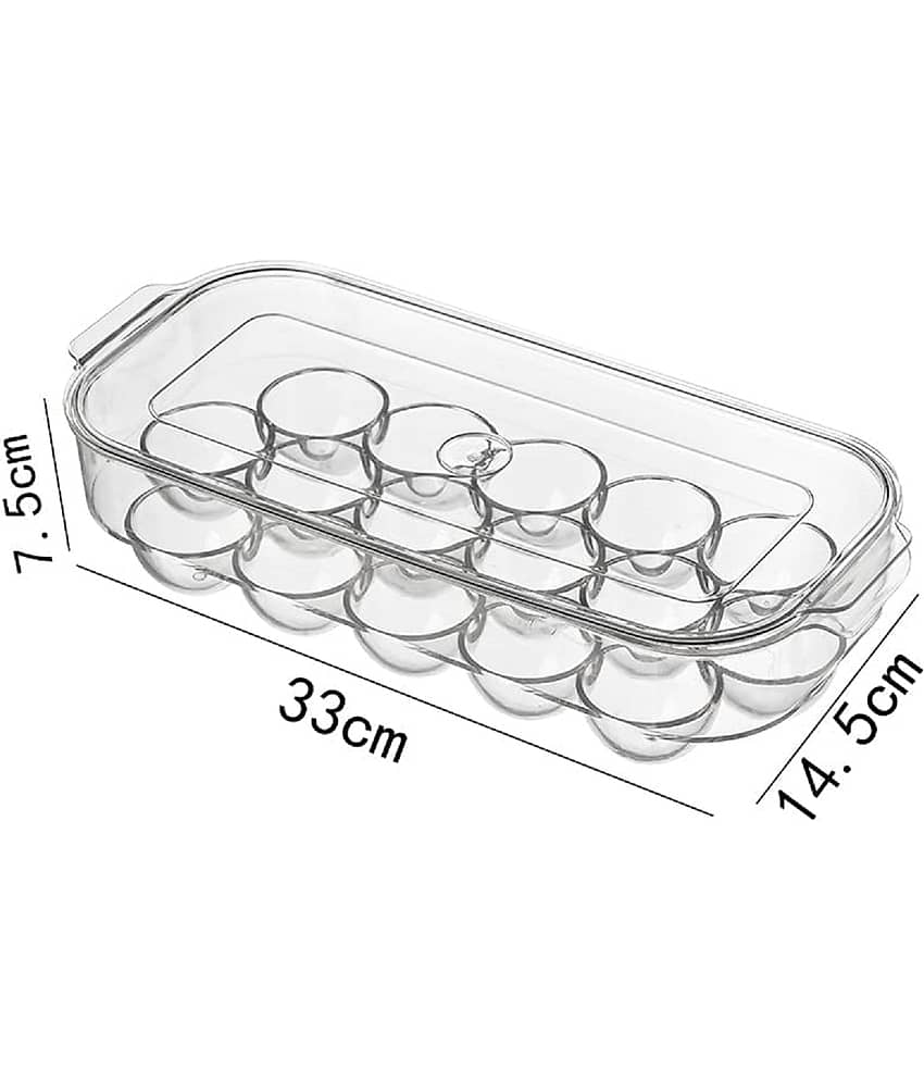 SHARUJA EggSafe Elite 16 Acrylic Transparent Egg Container ( Set of 1 ) view 2