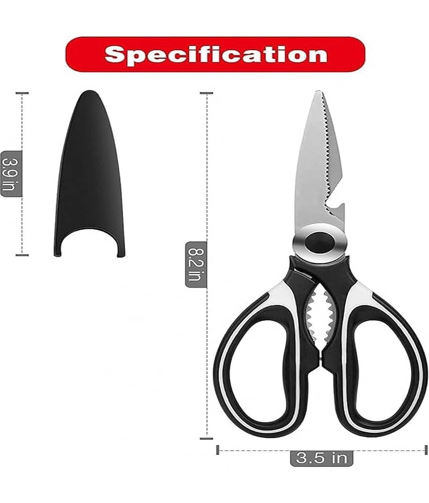 MANDEV Stainless Steel Multipurpose Scissors ( Pack of 1 ) view 2