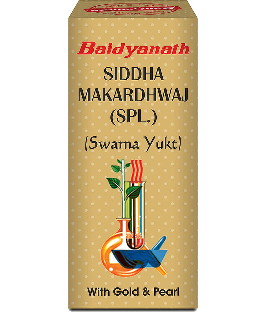 Baidyanath Makardhwaj Tablet In Physical Debility Tablet 5 No.S (Pack of 1)