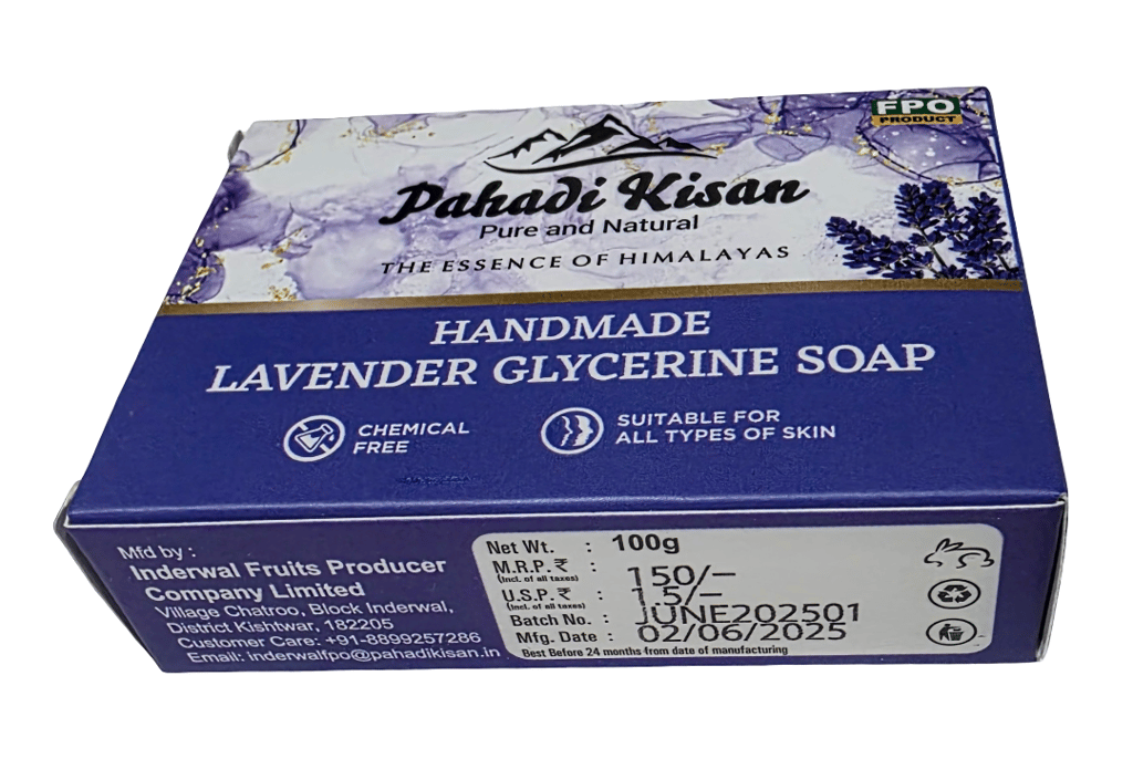 Lavender Glycerjne Soap 100gm view 2