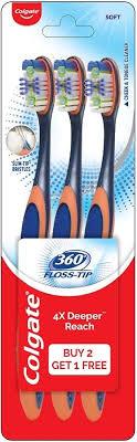 COLGATE T BRUSH 360 FLOSS TIP B 2 G1