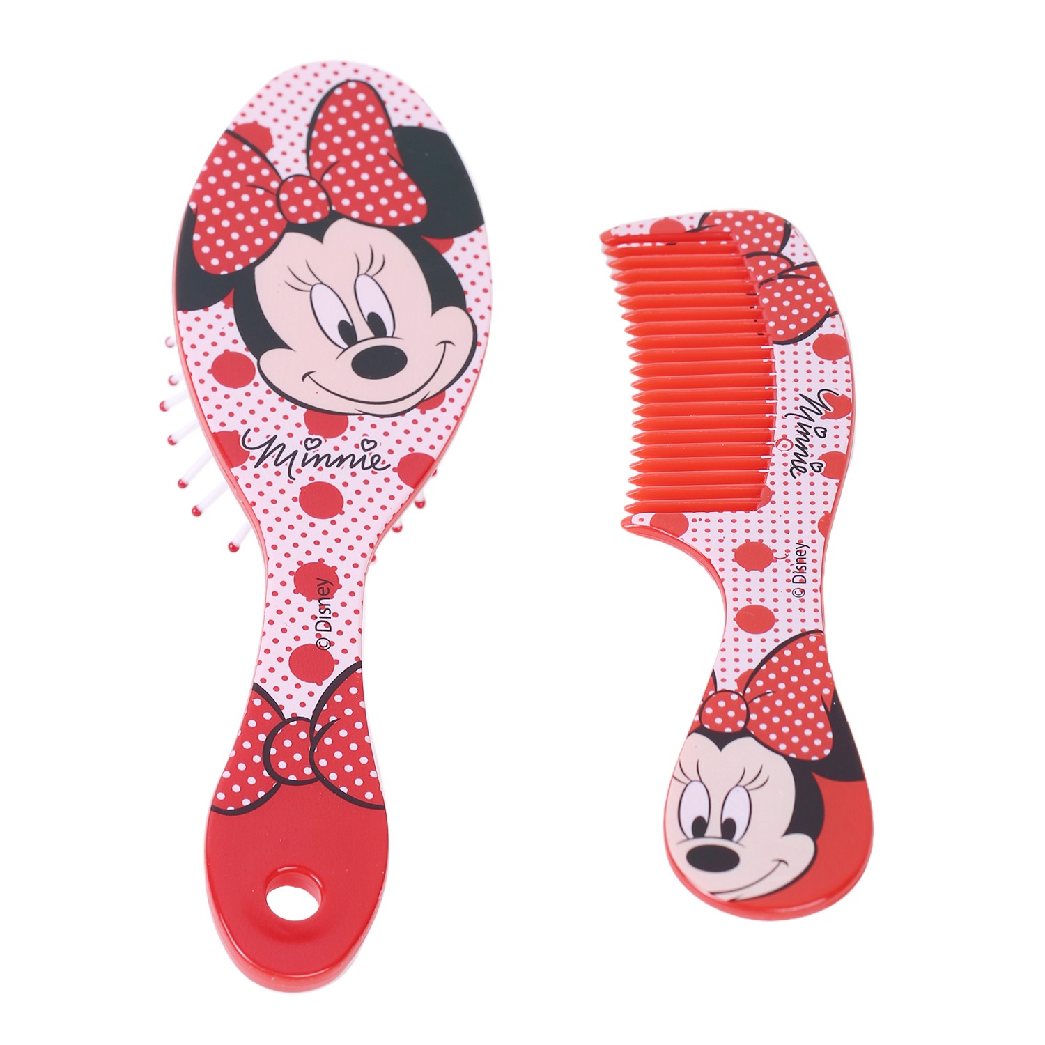 Li'l Diva Minnie Mouse Hair Brush With Comb For Girls 3 Years and Above view 2