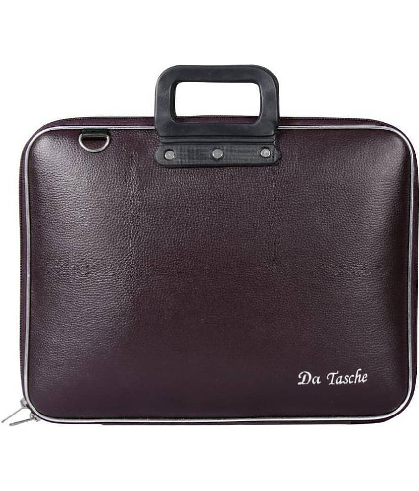 Da Tasche Brown Laptop Cases view 2