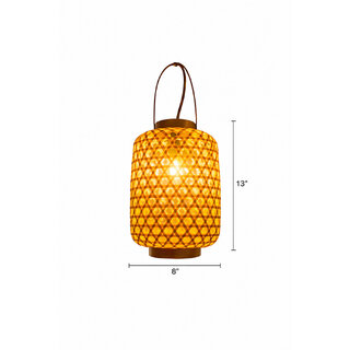 WEEBIZ Jullian6 Wall Lights, Ceiling Lights, Hanging Lights (Pendant Lights), Wall Lights Lamp Shade (Bamboo) view 2