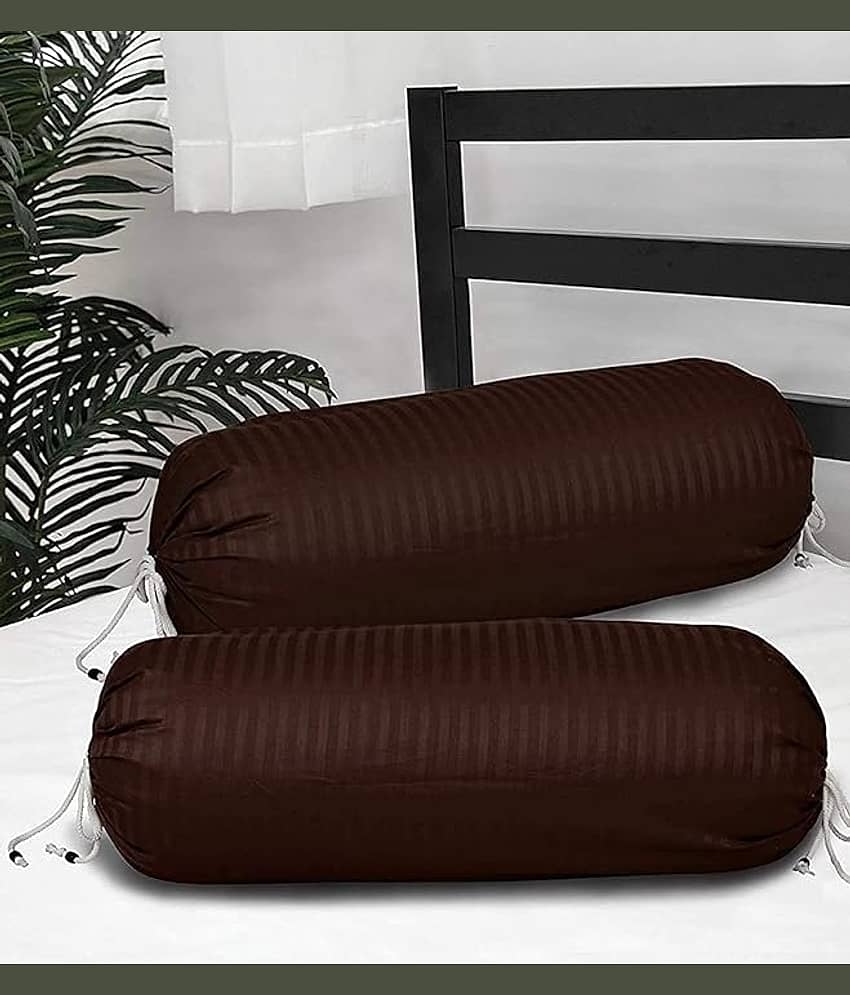 MAHALUXMI COLLECTION Set of 2 Poly Cotton Bolster Covers view 2