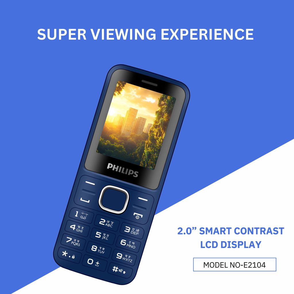 Philips E2104 Keypad Mobile Phone view 2