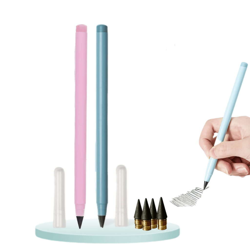 Multifunctional Mechanical Pencil with Replaceable Colored Eraser view 2