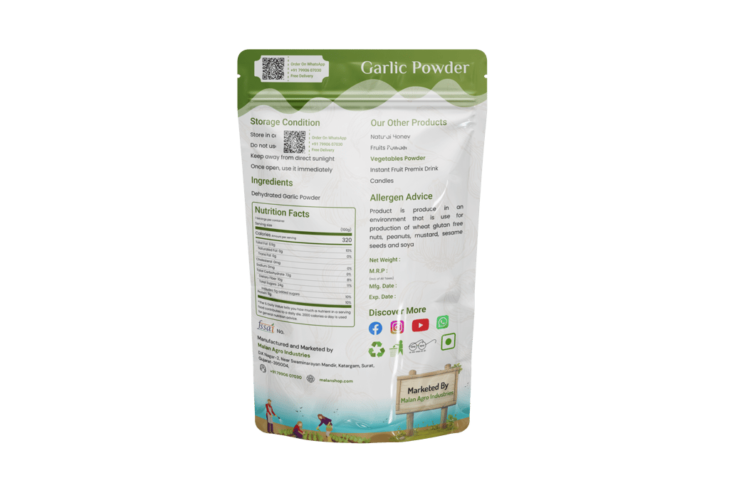 Malan Garlic Powder - 100% Natural and Pure view 2