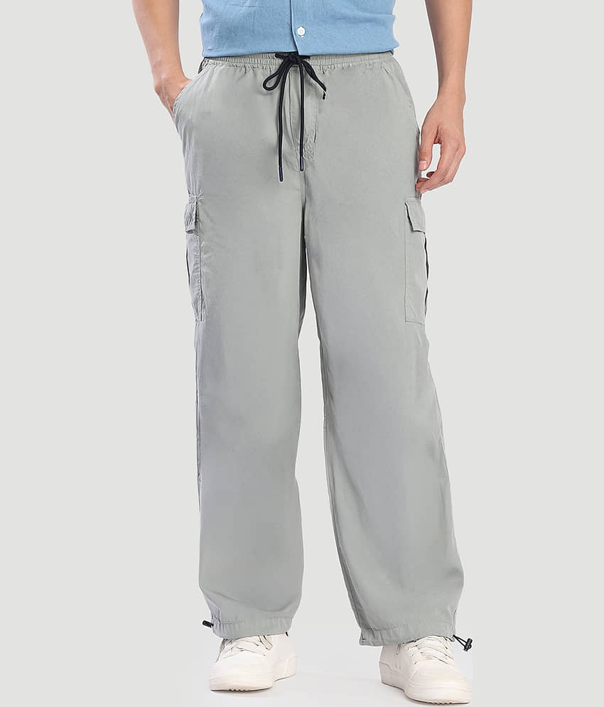 Bene Kleed Parachute Men's Cargos - Grey ( Pack of 1 ) view 2