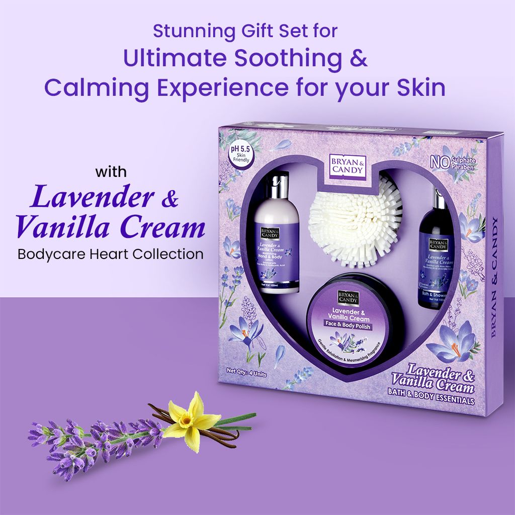 Bryan & Candy Lavender Heart Kit Gift Set For Women And Men view 2