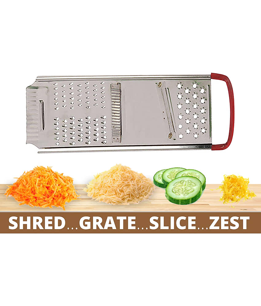 OC9 Stainless Steel Vegetable Grater ( Pack of 1 ) - Silver view 2