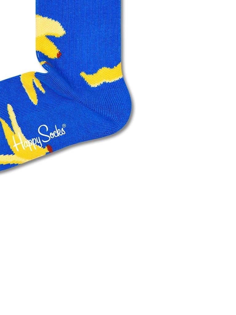Happy Socks Kids Banana Break Rib Sock view 2