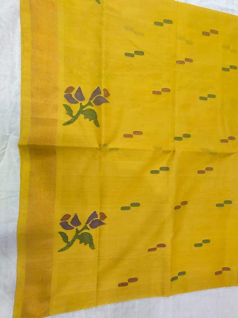 Cotton Jamdaani Buta Sarees view 2